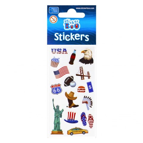 STICKERS 6X18CM WORLD TRAVEL STICKER BOO 489560