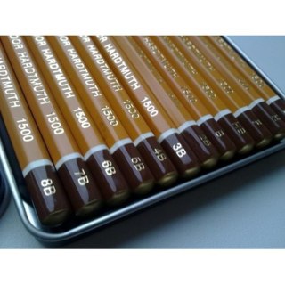 PENCIL H2-B8 12PCS IN METAL BOX KOH-I-NOOR 1502/II