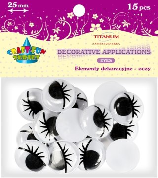 DECORATION DECK EYES 25 EYELASHES 242714 PBH PACK15PCS