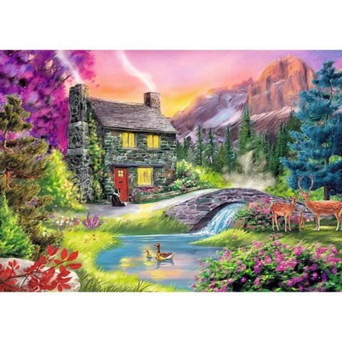 PUZZLE 500 ELEMENTS MOUNTAIN Idyllic TREFL 37325 TR