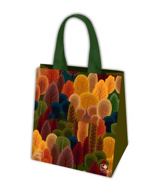 PP WOVEN BAG WITH EARS 370X390X220 AUTUMN FOREST 0306 GAM