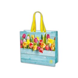PP WOVEN BAG WITH EARS 450X400X180 TULIPS GAM 1205 GAM