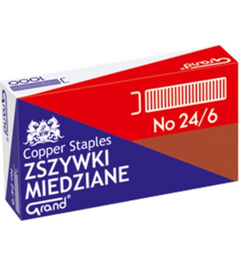 STAPLES COPPER 24/6 GRAND A 100