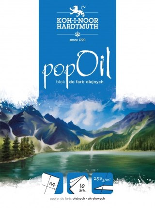 OIL PAINT BLOCK A4 POPOIL A4 250G KOH-I-NOOR BLO-OIA4PO