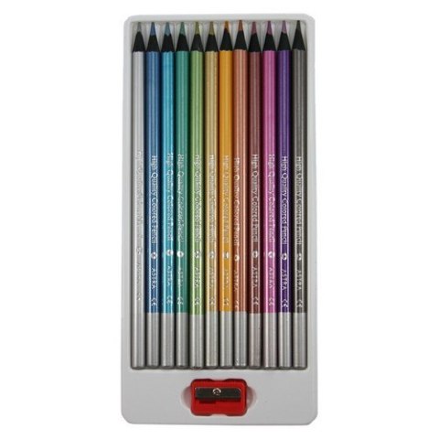 PENCILS 12 COLORS METALLIC ASTRA 312114002