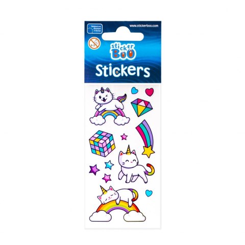 STICKERS 6X18CM UNICORN STICKER BOO 471538