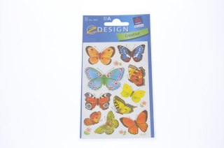 STICKERS 8X16 CM BUTTERFLIES ZWECKFORM 4462