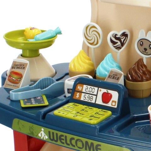 SUPERMARKET TROLLEY WITH ACCESSORIES MEGA CREATIVE 482744