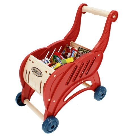 SUPERMARKET TROLLEY WITH ACCESSORIES MEGA CREATIVE 482744