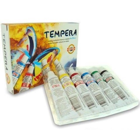 TEMPERA PAINTS 6 COLORS 16ML KOH-I-NOOR 162547