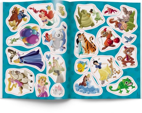 PAINTING BOOK 205X290 DISNEY PRINCESS STICKERS AM