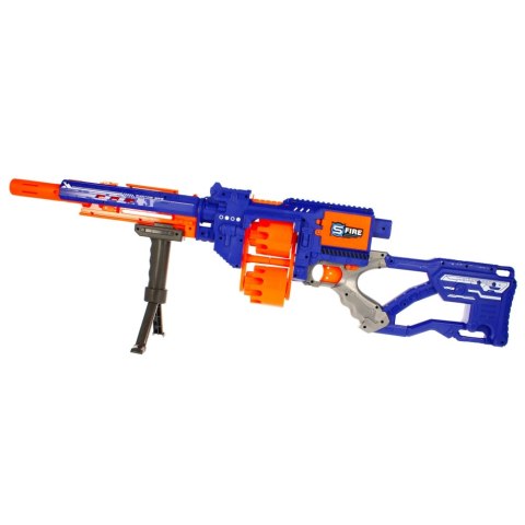 GUN WITH DROTS POWERED BY MEGA CREATICE 482850 BATTERY