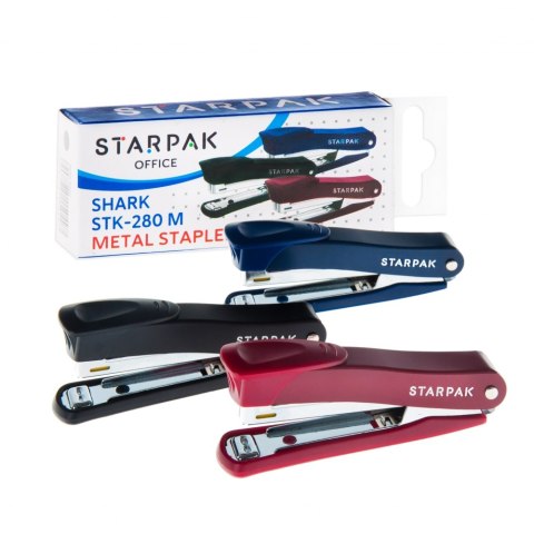 METAL STAPLER 12K BORDEAUX STARPAK 465147