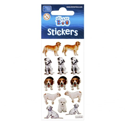 STICKER 6X12CM SILVER PUPPIES STICKER BOO 225025