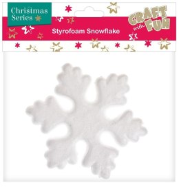 CHRISTMAS DECORATION SNOWFLAKE 140MM CRAFT WITH FUN 384014