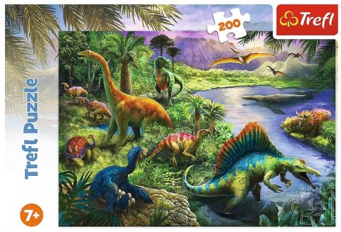 PUZZLE 200 PIECES 13281 PREDATORY DINOSAURS TREFL 13281 TR