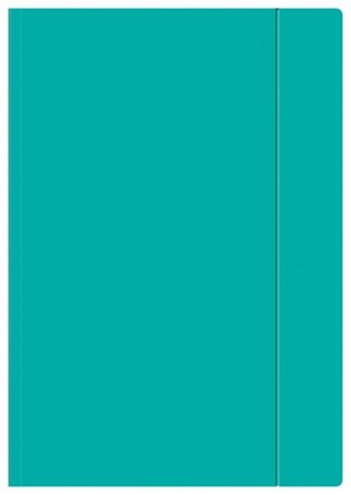 PAPER FOLDER A4 TURQUOISE FLUO INTERDRUK 267207