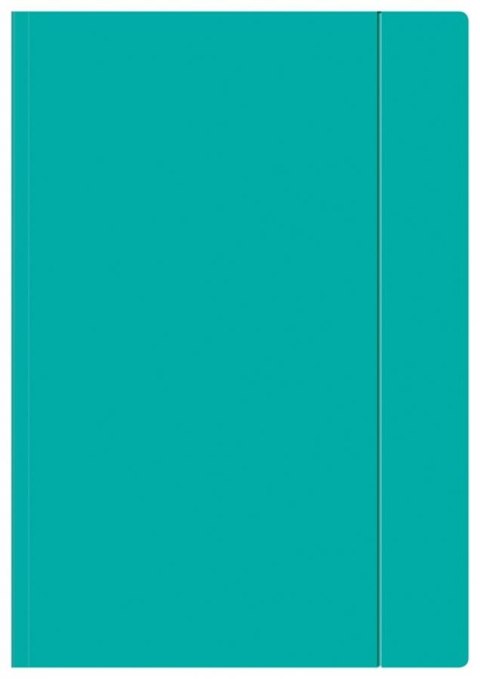 PAPER FOLDER A4 TURQUOISE FLUO INTERDRUK 267207