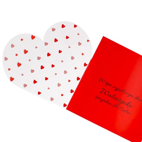 CHARGE TICKET 15X15 CM WITH VALENTINE'S DAY ENVELOPE 25 PCS. POL-MAK LKS WAL