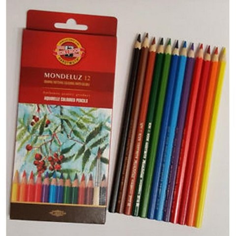 WATERCOLOR PENCILS 12 COLORS KOH-I-NOOR 3716