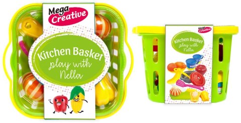 CUTTING FRUIT AND VEGETABLES IN MEGA CREATIVE BASKET 452167