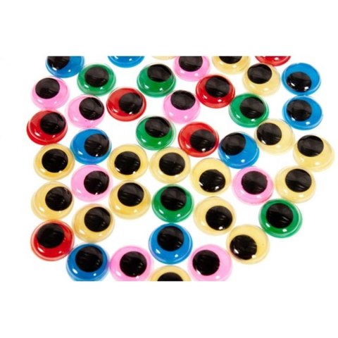 DECORATIVE EMBELLISHMENTS SELF-ADHESIVE EYES 12 MM CRAFT WITH FUN 386914