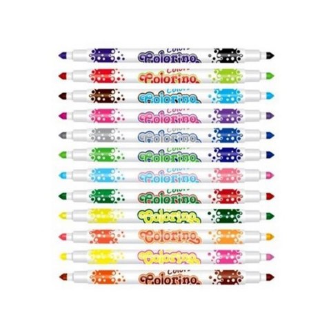 TWO-SIDED PEN PEN 24 COLORS COLORINO PATIO 32353