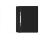Folder A4 hard PVC for documents, black