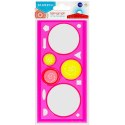 DRAWING TEMPLATE WITH A RULER 20 CM MIX OF COLORS PBH STARPAK 470970