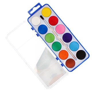WATER COLOR PAINTS 12 COLORS WITH A BRUSH STARPAK 447760