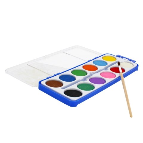 WATERCOLOR PAINTS 12 COLORS WITH BRUSH FOOTBALL STARPAK 479316