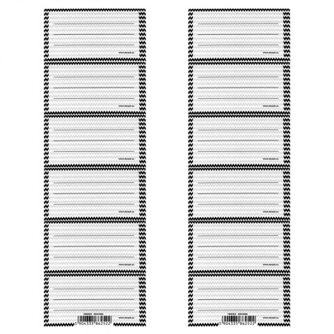 STICKERS FOR NOTEBOOK FRAME B&W STARPAK 494496