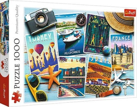 PUZZLE 1000EL HOLIDAY POSTCARDS PUD TERFL 10714 TR