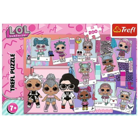 PUZZLE 200 PIECES LOL CUTE DOLLS TREFL 13288