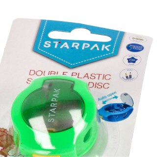 Sharpener 2 BLADES DISC GREEN B/C STARPAK 471004