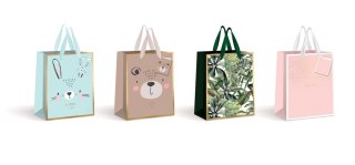 DECORATIVE BAG 330X460 JUMBO GOLD A 12 292391 INTERPRINT