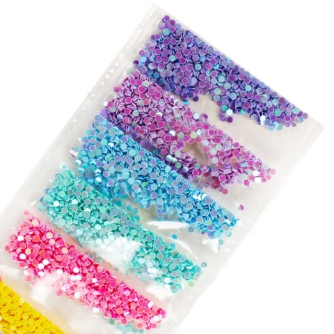 GLITTER LOOSE CANDY 6 COLORS 2G STARPAK 457123