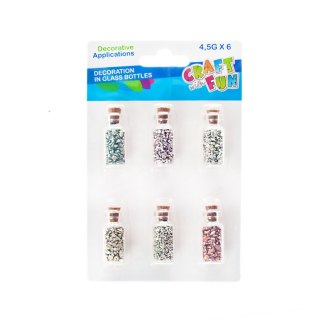GLITTER POWDER STONES IN A BOTTLE CRAFT WITH FUN 463623