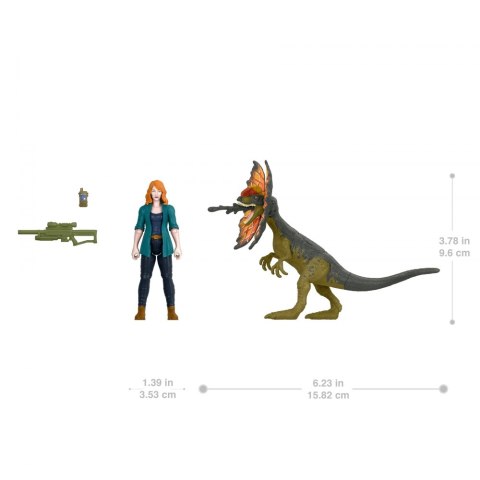 Jurassic Man and Dinosaur - Set - Mattel - Ast Hdx46 Wb3