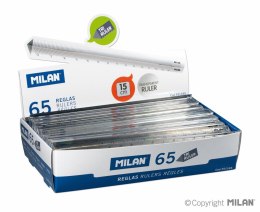 MILAN PLASTIC RULER, TRIANGULAR 15 CM, BOX 65 PCS.
