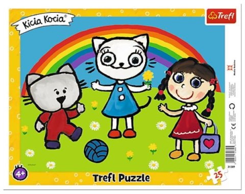 PUZZLE 25 pcs. SUNNY DAY KITA CAT FOL TREFL 31389 TREF