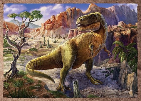 PUZZLE 4IN1 INTERESTING DINOSAURS PUD TREFL 34383