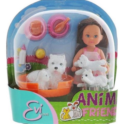 DOLL 12 CM EVI ANIMAL FRIENDS SIMBA 105734191