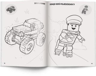 PAINTING BOOK 205X290 LEGO CITY STICKERS AM