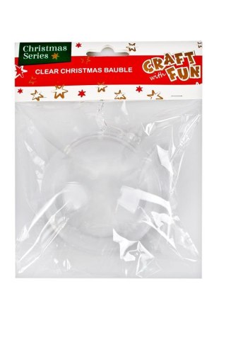 DECORATION BN PLAST BAUBLE 9CM CF PBH 24/144