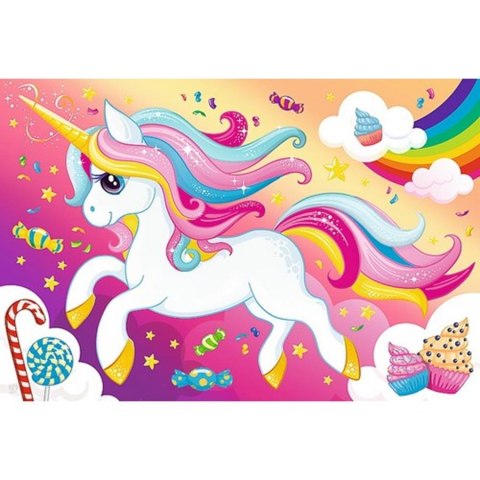 PUZZLE 100 PIECES BEAUTIFUL UNICORN TREFL 16386