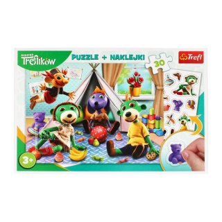 PUZZLE 30 ELEMENTS WITH STICKERS TREFLIK FAMILY TREFL 90989