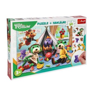 PUZZLE 30 ELEMENTS WITH STICKERS TREFLIK FAMILY TREFL 90989