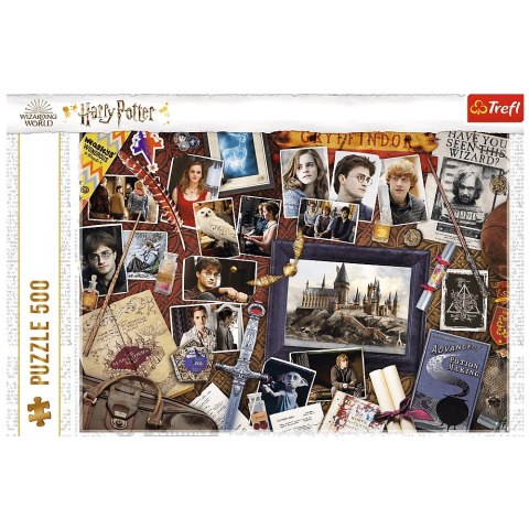 PUZZLE 500 PIECES HOGWARTS SOUVENIR TREFL 37400