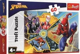 PUZZLE 60 PIECES ON THE SPIDERMAN NET PUD TREFL 17372 TR